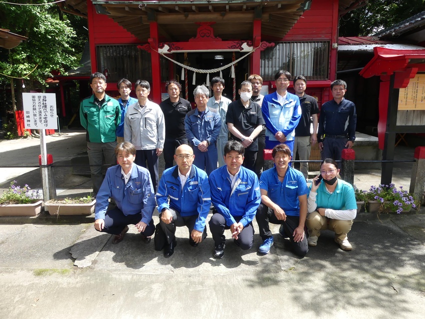 安全祈願祭/労働災害ゼロへ/鹿屋肝属電気設備協組