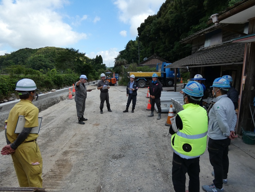集中豪雨に備えを/建協宮之城支部パト