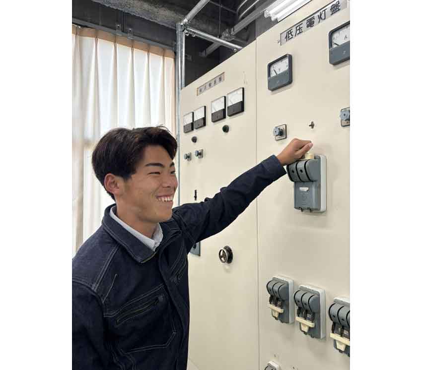 輝け若人／鹿児島実業高校　総合学科電気系列３年　戸島　守光翔（しゅると）さん／地域に明かりを灯す