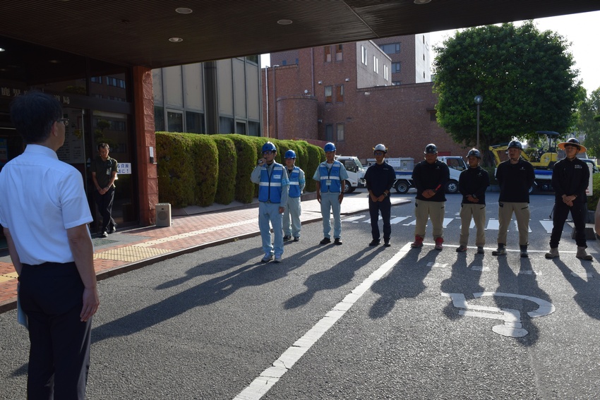 鹿児島市水道局・管工協組／断水解消に全力で／熊本地震支援
