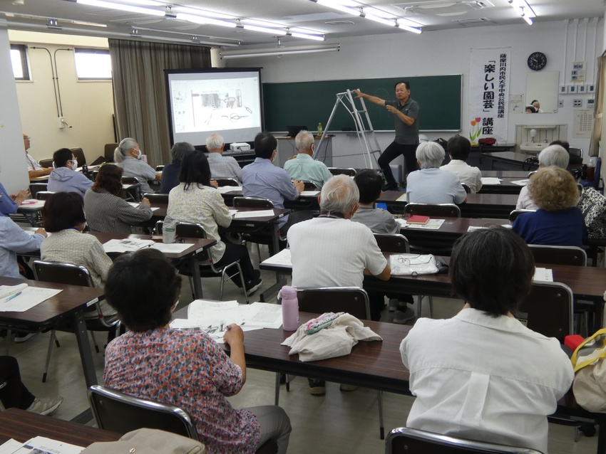 薩摩川内市で「楽しい園芸」講座