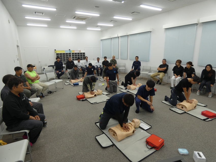 薩摩川内建協が救命講習会／有事への備えを