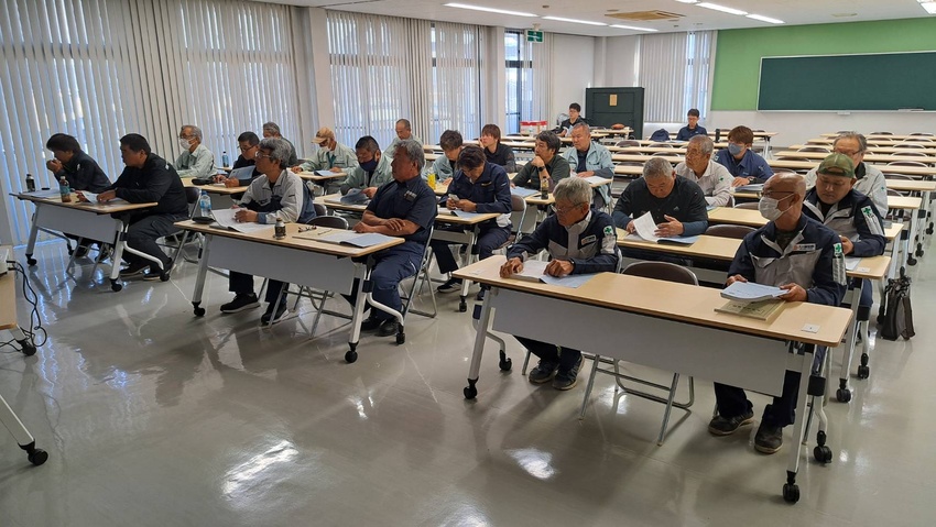 森林土木技術研修(出水)/学びを現場に/森林土木協