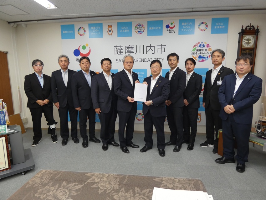 川内建築四団体連絡協　薩摩川内市に要望／避難施設の整備計画を／公共事業が地元支える