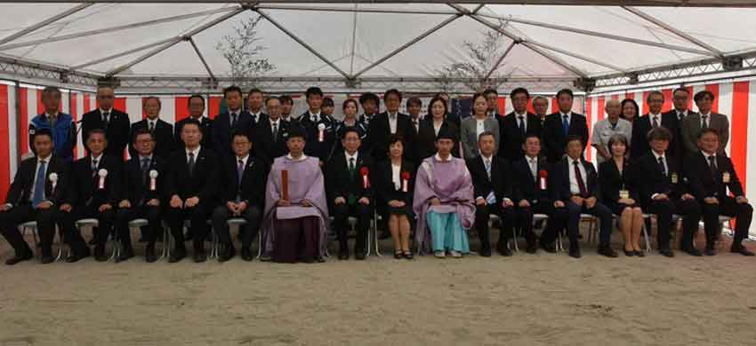 児童相談所/託された使命を形に/無事完成を祈願 鹿児島市