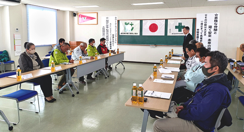 建協川内支部と県が意見交換