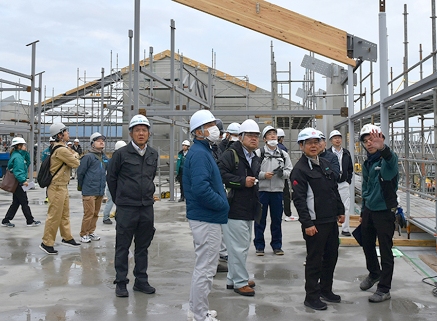 桜島学校の見学会