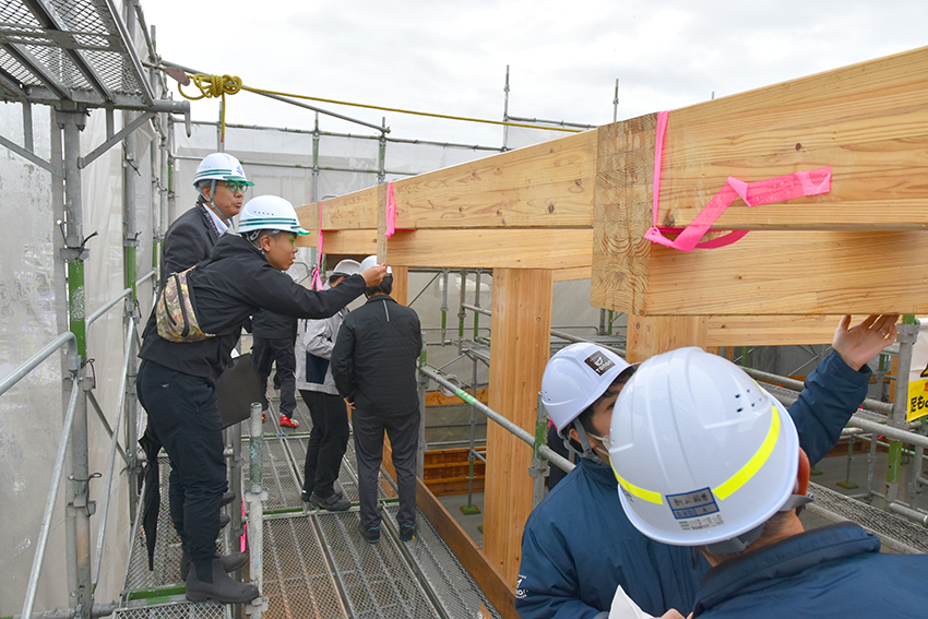 県材構造見学会