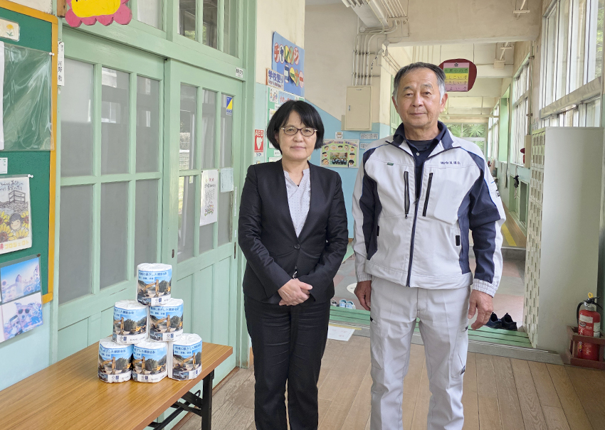 トイレットペーパー寄贈