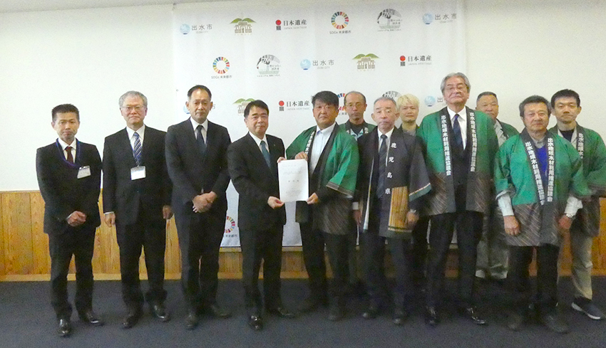 道の駅「出水」建設へ団体要望