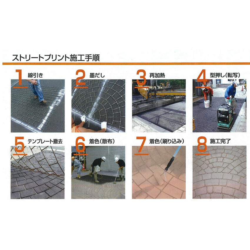 アスファルトが一変