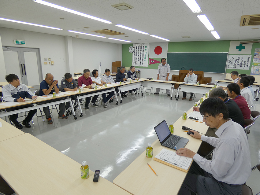 建協出水支部　県北薩建設部と意見交換