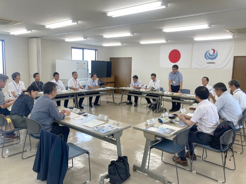 川内川河川事務所　報道機関と意見交換