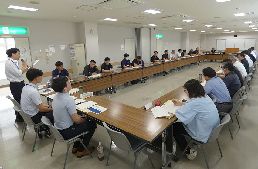 川内労基署　建設工事関係者で連絡会議