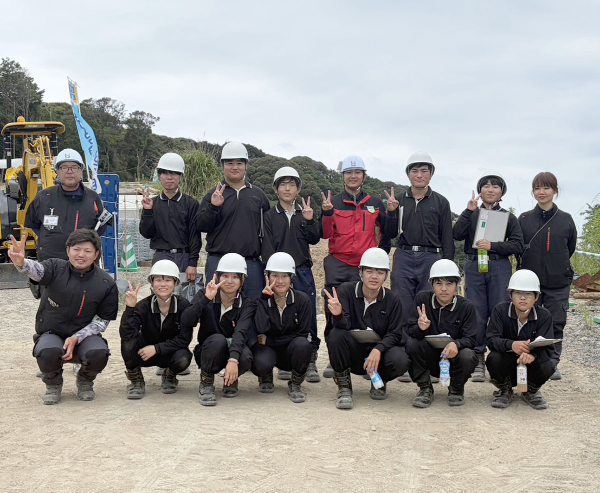 鶴翔高生が現場体験学習