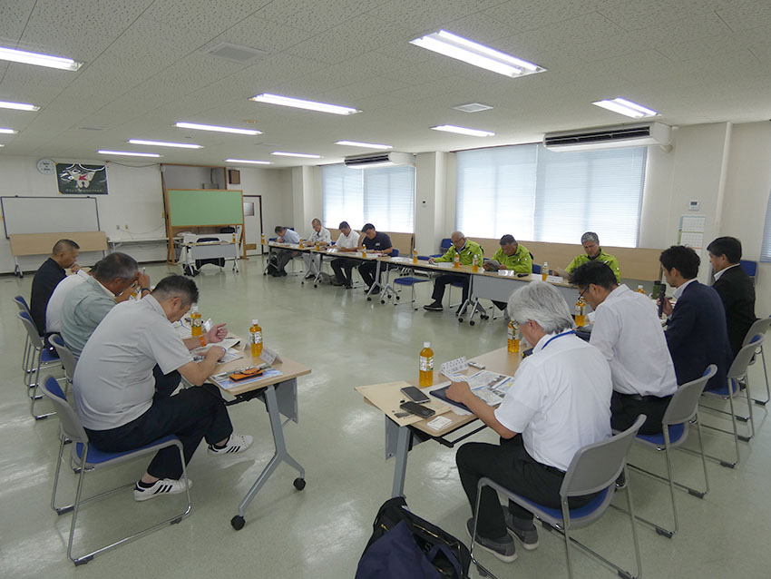 建協４支部と鹿国道事務所が意見交換