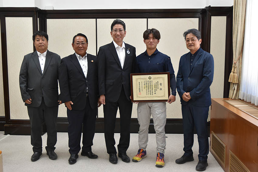 市長を表敬