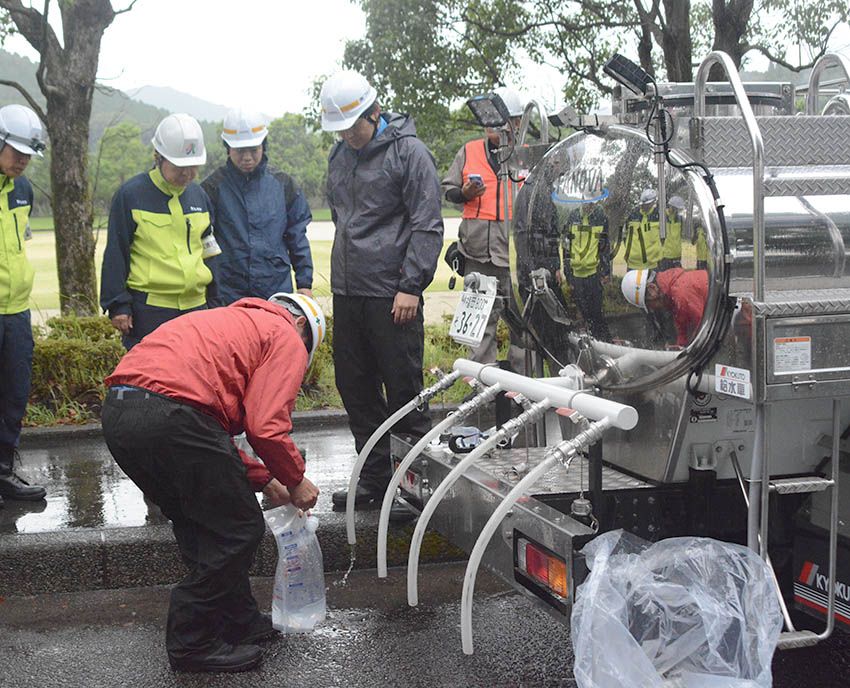 南九州市で防災訓練