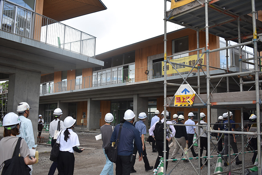 県材構造見学会　