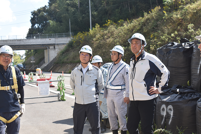 県法面防災協会　安全パト