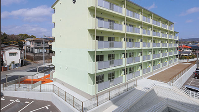 大明丘住宅16号棟新築完成