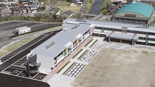 岩川小学校新校舎が完成