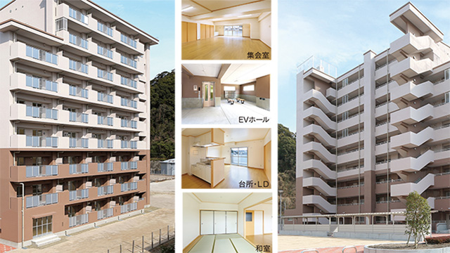 玉里団地住宅２７号棟新築完成