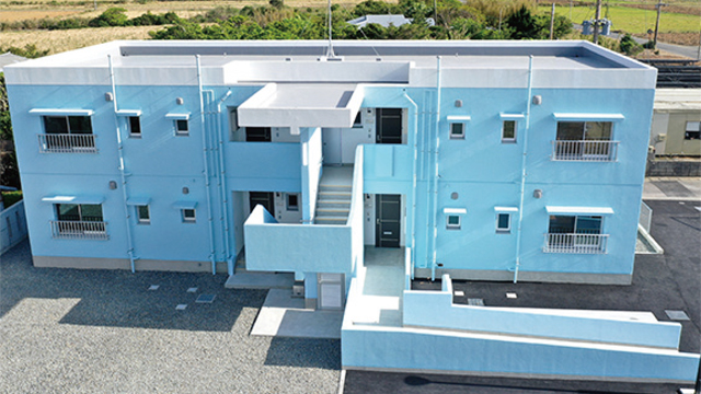 手花部公営住宅が完成