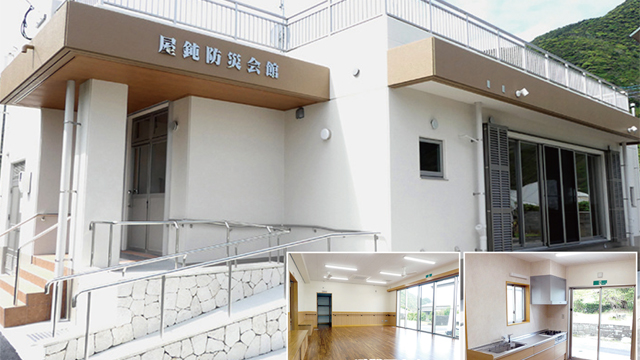 宇検村屋鈍防災会館が完成