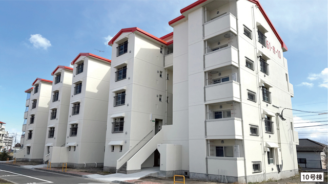 平和市営住宅改善（Ⅱ期）工事が完了
