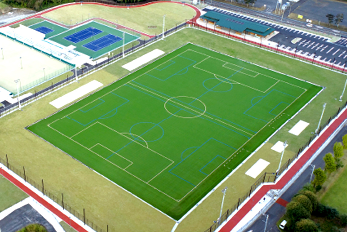 鹿屋市野里運動施設整備工事が完了