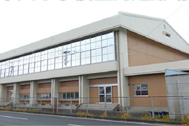 隼人中学校屋内運動場長寿命化改良ほか工事が完成