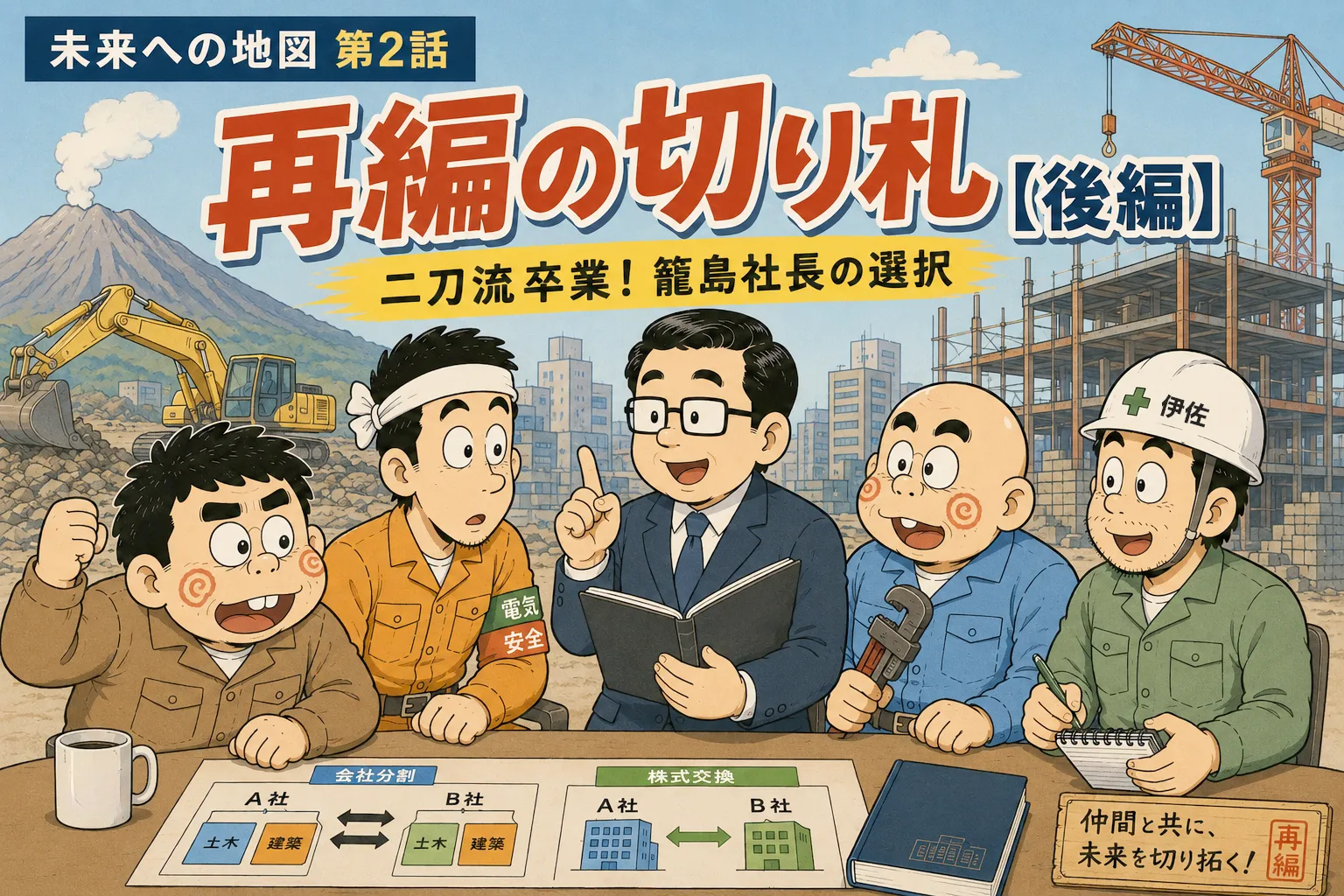 再編の切り札～町の建設屋、逆転への道～【後編】